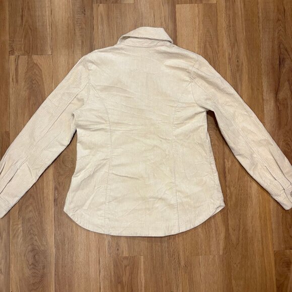 Cabi Scout Jacket 4493 EVOLVE | White Corduroy | Coastal Cowgirl Neutral Jacket - Picture 3 of 9